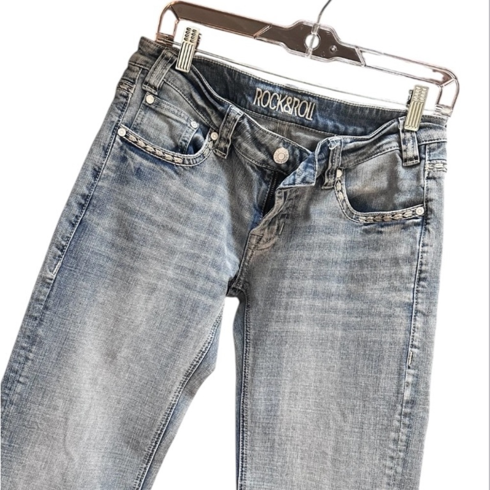 Women’s Rock & Roll Cowgirl Riding Jeans Low Rise 
29x34